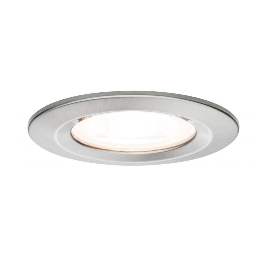 Paulmann 93959 - LED-GU10/7W IP44 Badeværelseslampe dæmpbar NOVA 230V