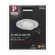 Paulmann 93961 - Indbygningsspot til badeværelse dæmpbart COIN LED/7W IP23 230V hvid