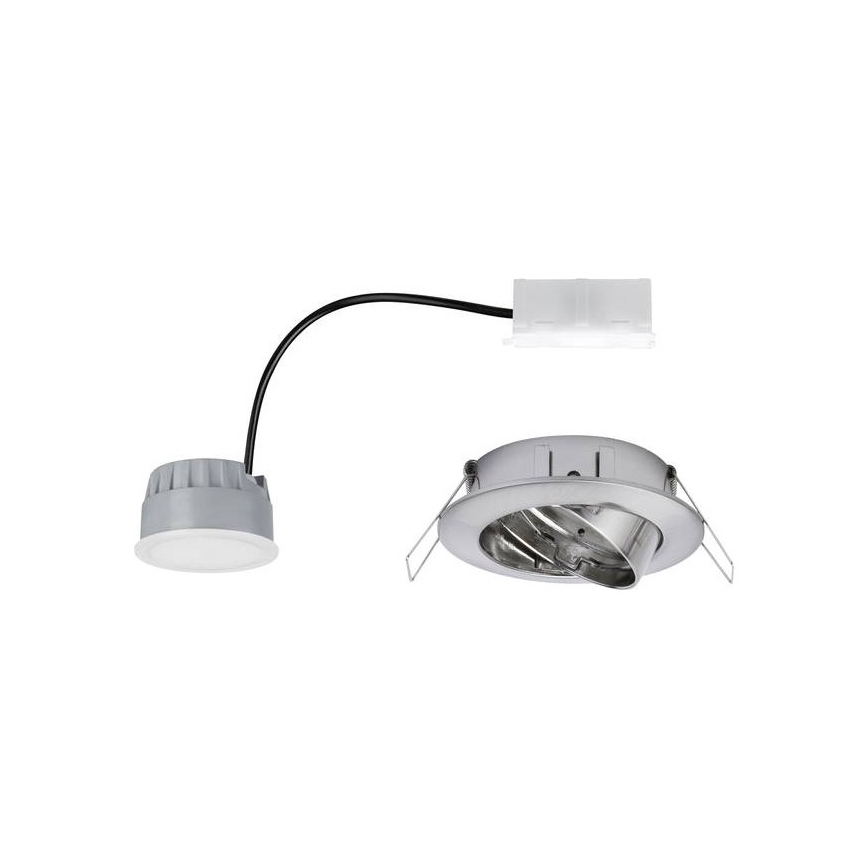 Paulmann 93963 - Indbygningsspot til badeværelse dæmpbar LED/7W IP23 COIN 230V