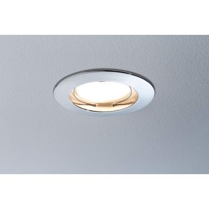 Paulmann 93965 - LED/7W badeværelseslampe dæmpbar COIN 230V