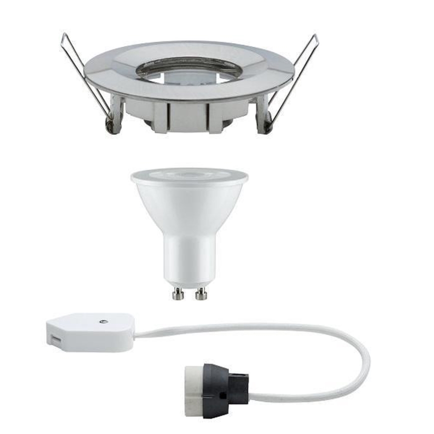Paulmann 93976 - LED-GU10/7W IP65 Badeværelseslampe dæmpbar NOVA 230V