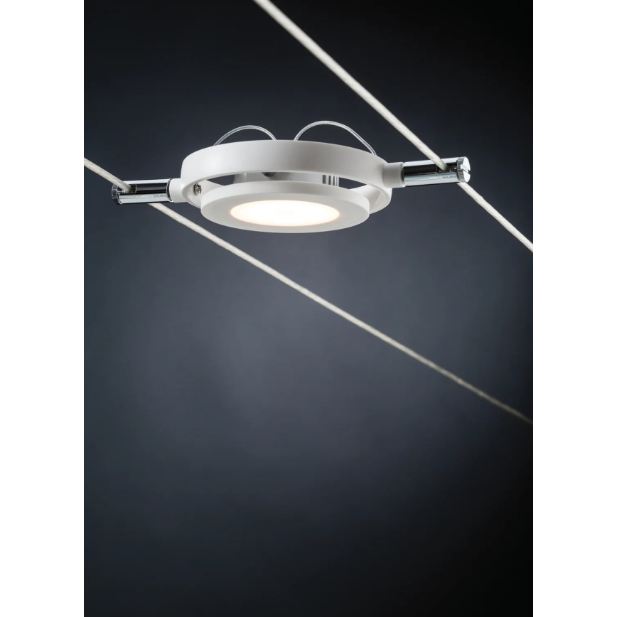Paulmann 94106 - SÆT 6xLED/4W Spotlampe til lyskædesystem ROUNDMAC 230V hvid