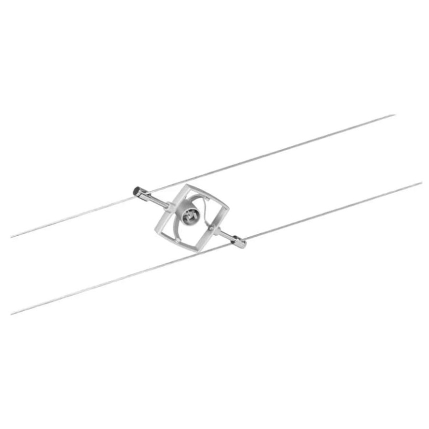 Paulmann 94133 - SÆT 5xGU5,3/10W Spotlampe til kabelsystem MAC 230V mat krom