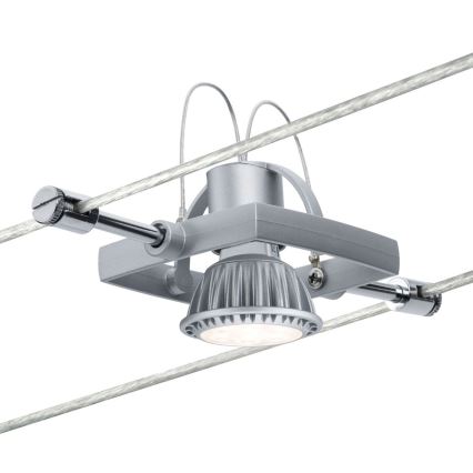 Paulmann 94134 - SÆT 5xGU5,3/10W Spotlampe til kabelsystem MAC 230V hvid