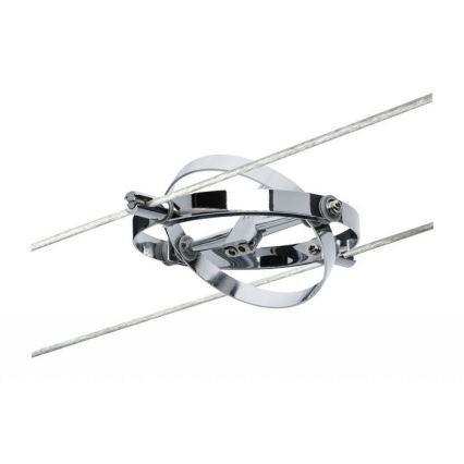 Paulmann 94137 - 1xGU5,3/10W Spotlampe til kabelsystem CARDAN 12V blank krom