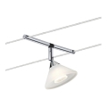 Paulmann 94138 - 1xGU4/10W spotlampe til wiresystem COLMAR 12V hvid/poleret krom