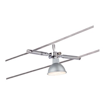Paulmann 94147 - 1xGU5,3/10W Spotlampe til kabelsystem TOGO 12V mat krom
