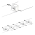 Paulmann 94149 - SÆT 5xGU5,3/10W Spotlampe til lyskædesystem TECH 230V hvid