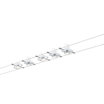 Paulmann 94149 - SÆT 5xGU5,3/10W Spotlampe til lyskædesystem TECH 230V hvid