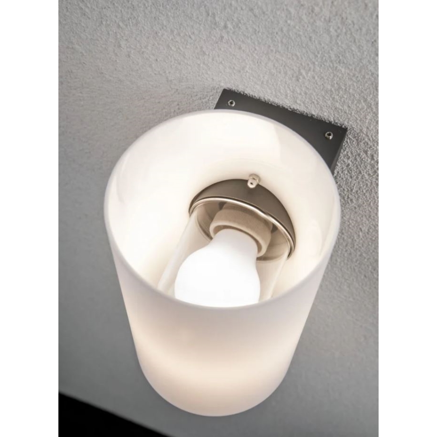 Paulmann 94186 - 1xE27/15W IP54 Udendørs væglampe TUBE 230V