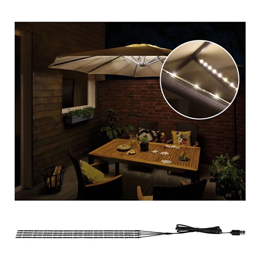 Paulmann 94208 - LED/1,8W Parasolbelysning PARASOL 5V/USB