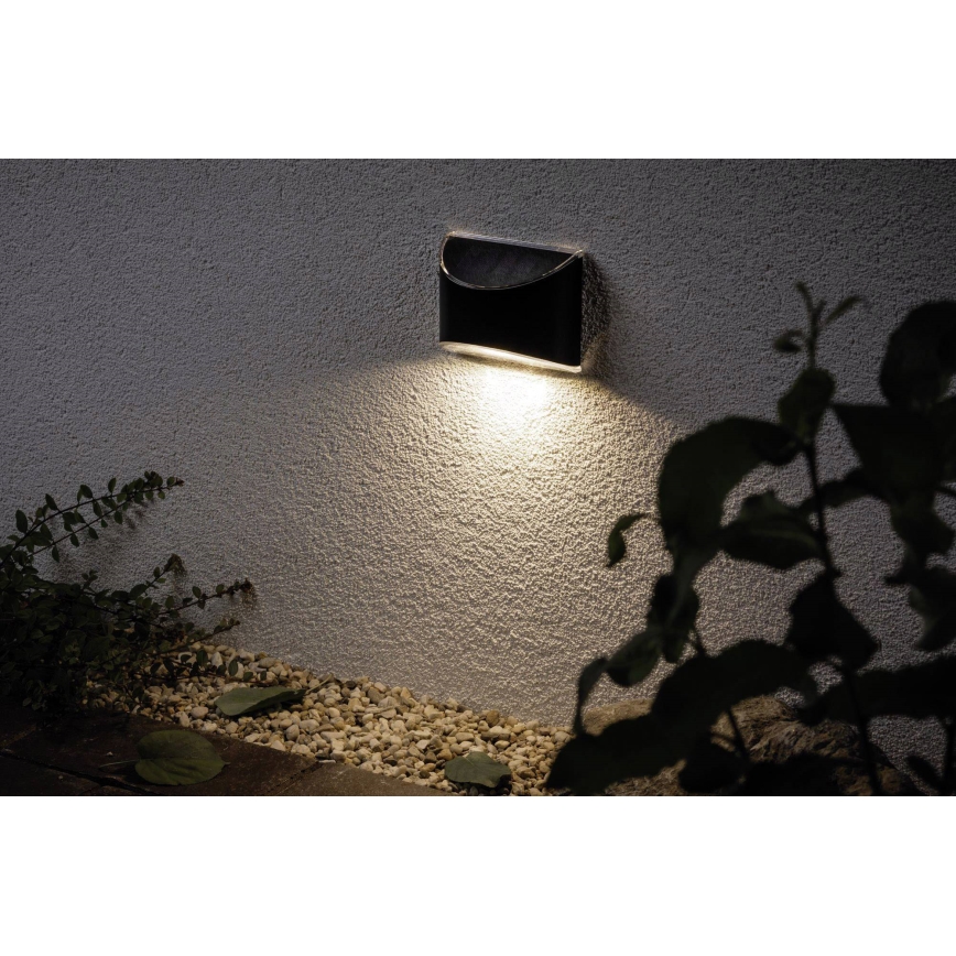 Paulmann 94233 - LED/0,05W IP44 Soldrevet væglampe ELLIOT 1,2V 400 mAh