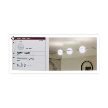 Paulmann 94237 - Loftlampe TOM 3xLED/3,6W 230V