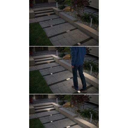 Paulmann 94238 - LED/0,7W IP67 Soldrevet indkørselslampe ARON 3,7V 650 mAh
