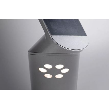 Paulmann 94261 - Soldrevet væglampe med sensor ILIAS LED/1,2W IP44 3,7V