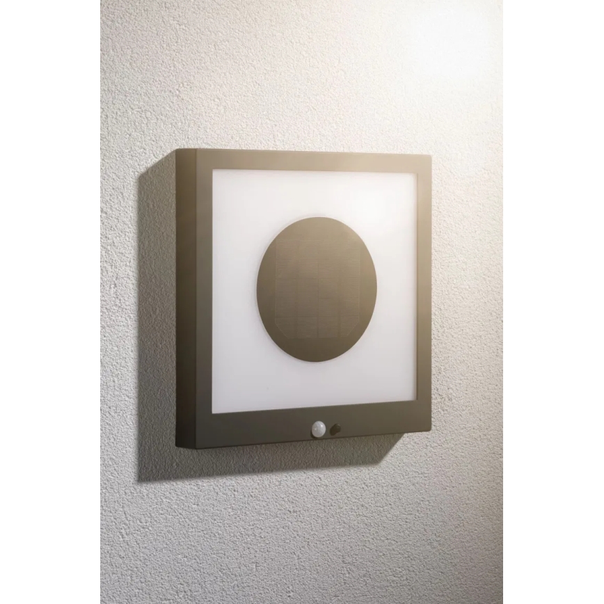 Paulmann 94263 - LED/1,2W IP44 Soldrevet væglampe med sensor TAIJA 3,7V 1800 mAh