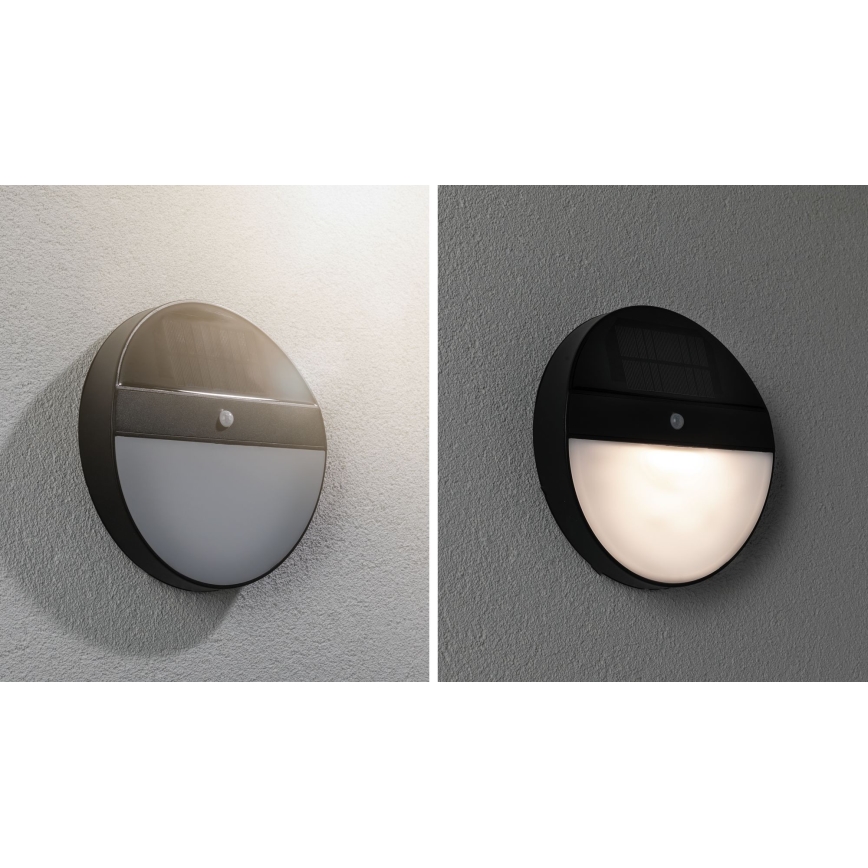Paulmann 94264 - Udendørs solcellelampe med sensor LED/1W IP44 ELOISE 3,7V