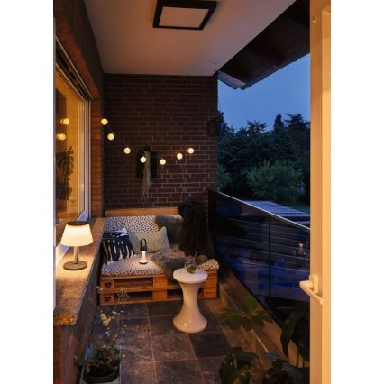 Paulmann 94267 - Udendørs lampe dæmpbar LED/1,3W IP44 CUPULINO 5V 2000 mAh