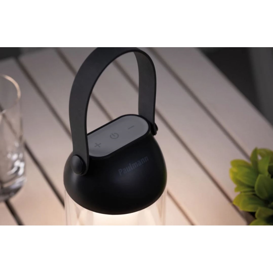 Paulmann 94267 - Udendørs lampe dæmpbar LED/1,3W IP44 CUPULINO 5V 2000 mAh