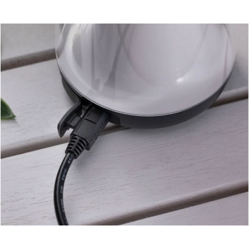 Paulmann 94267 - Udendørs lampe dæmpbar LED/1,3W IP44 CUPULINO 5V 2000 mAh