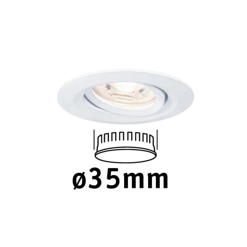 Paulmann 94292 - LED/4W IP23 Indbygningslampe til badeværelse COIN 230V