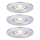 Paulmann 94303 - SÆT 3xLED/4W IP44 Indbygningslampe til badeværelse COIN 230V