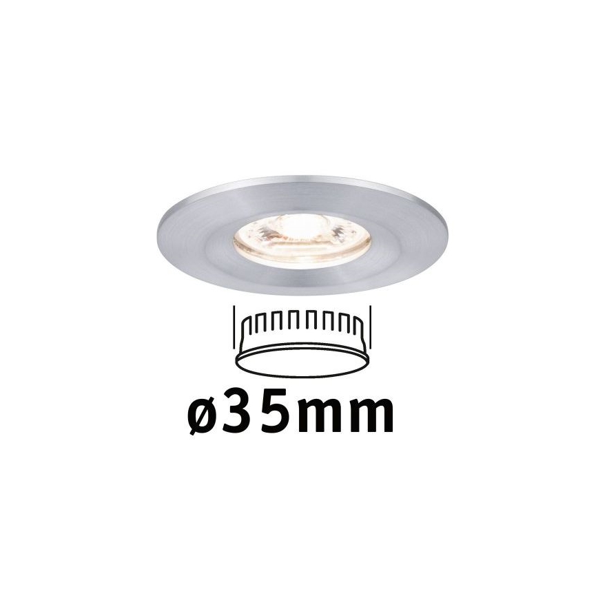 Paulmann 94304 - LED/4W IP44 Indbygningslampe til badeværelse COIN 230V