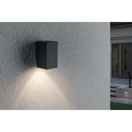 Paulmann 94327 - Udendørs væglampe LED/3,8W IP44 FLAME 230V antracit