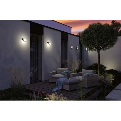 Paulmann 94409 - LED/4W IP44 Udendørs væglampe CIRCEA 230V
