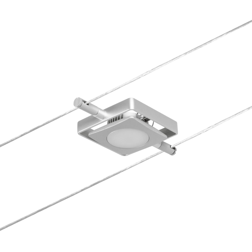 Paulmann 94420 - Sæt 5xLED/4,5W komplet kabelsystem MAC 230V mat krom