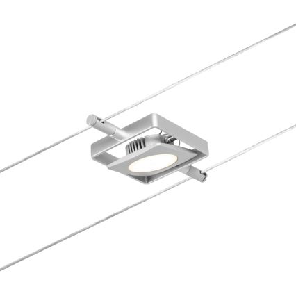 Paulmann 94420 - Sæt 5xLED/4,5W komplet kabelsystem MAC 230V mat krom