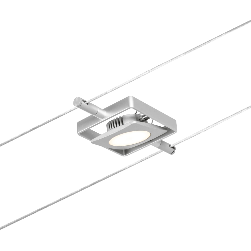 Paulmann 94420 - Sæt 5xLED/4,5W komplet kabelsystem MAC 230V mat krom