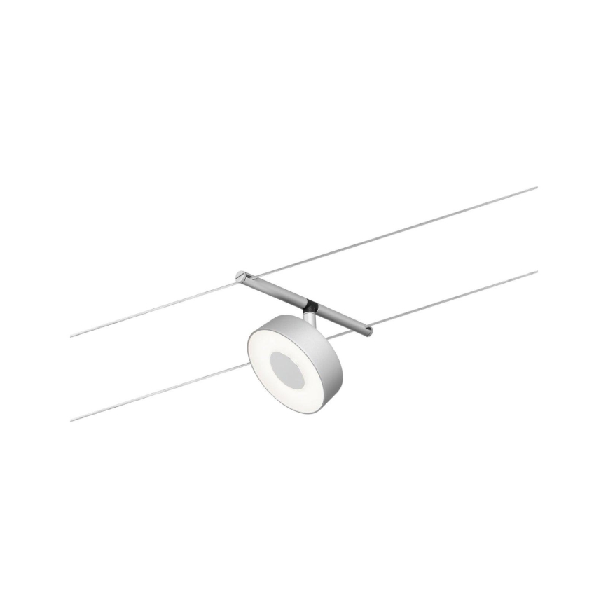 Paulmann 94475 - Sæt 5x LED/5W komplet wiresystem CIRCLE 230V mat krom