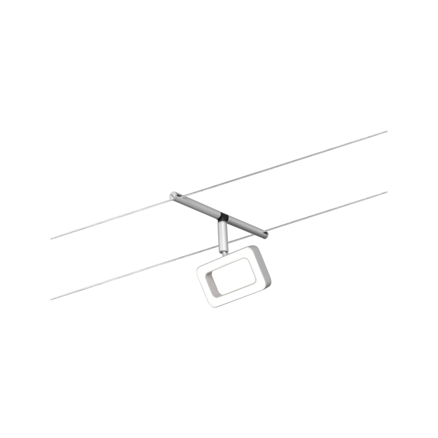 Paulmann 94481 - Sæt med 5 x LED (4,8 W), komplet wire-system FRAME 230 V i mat krom