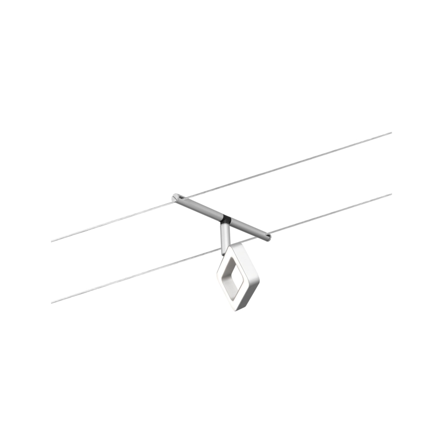 Paulmann 94481 - Sæt med 5 x LED (4,8 W), komplet wire-system FRAME 230 V i mat krom