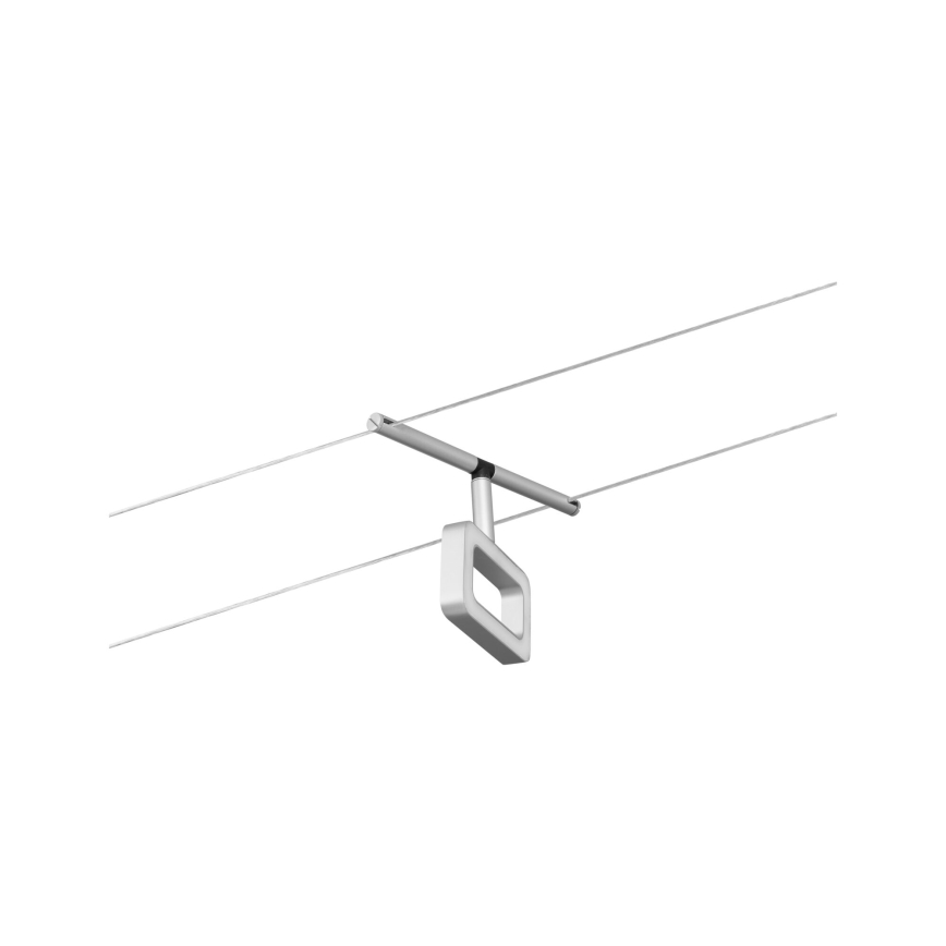 Paulmann 94481 - Sæt med 5 x LED (4,8 W), komplet wire-system FRAME 230 V i mat krom