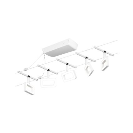 Paulmann 94483 - SÆT 5xLED/4,8W Komplet trådsystem FRAME 230V hvid