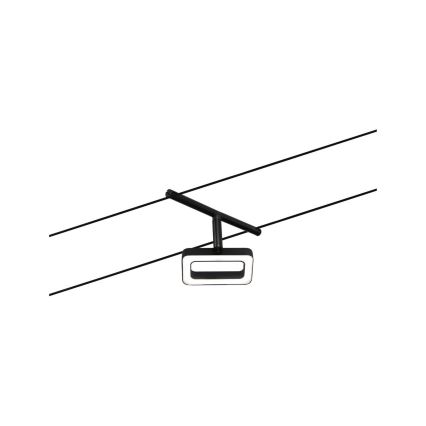 Paulmann 94485 - Sæt 5xLED/4,8W Komplet wire-system FRAME 230V sort