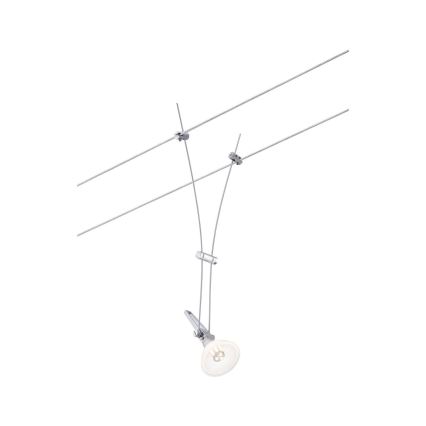 Paulmann 94487 - 1xGU5,3/50W Spotlampe til COMET 230V wire-system, mat krom