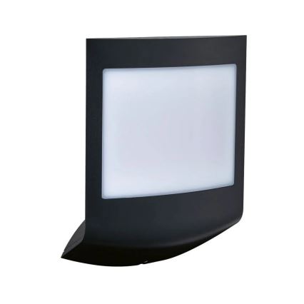 Paulmann 94513 - RGBW LED/8,2W IP44 Dæmpbar udendørs væglampe med bevægelses- og skumringssensor PADEA 230V antracit