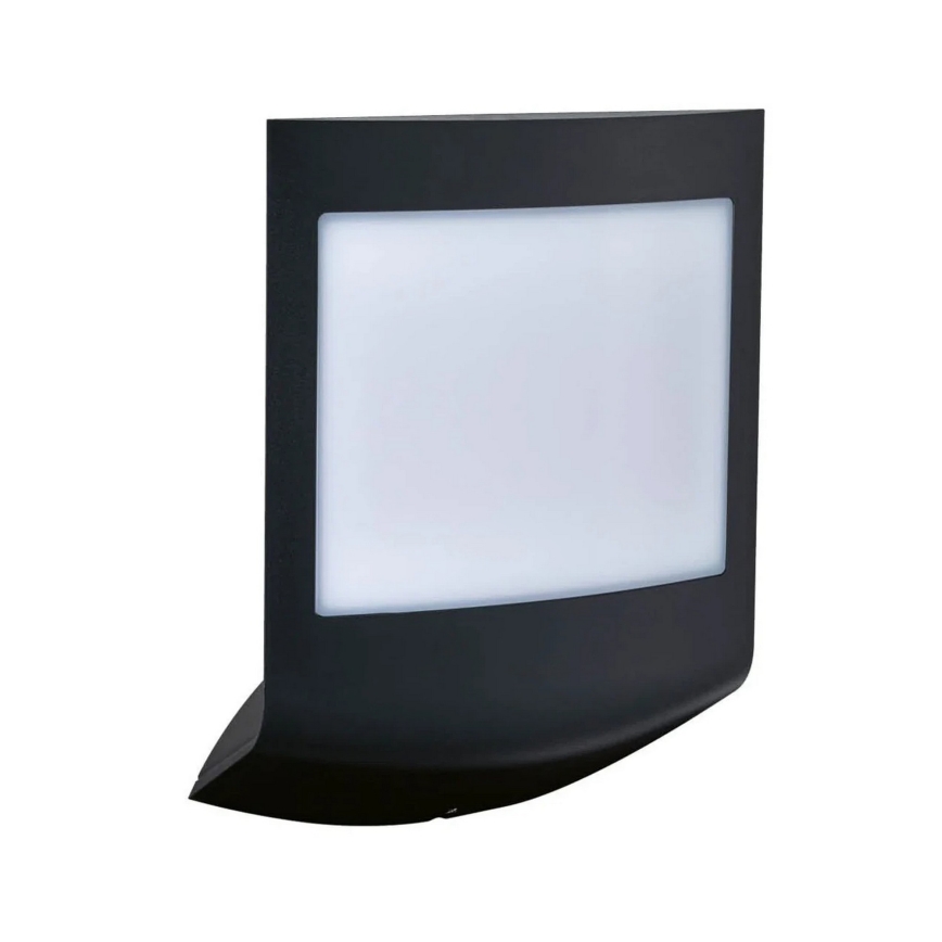 Paulmann 94513 - RGBW LED/8,2W IP44 Dæmpbar udendørs væglampe med bevægelses- og skumringssensor PADEA 230V antracit