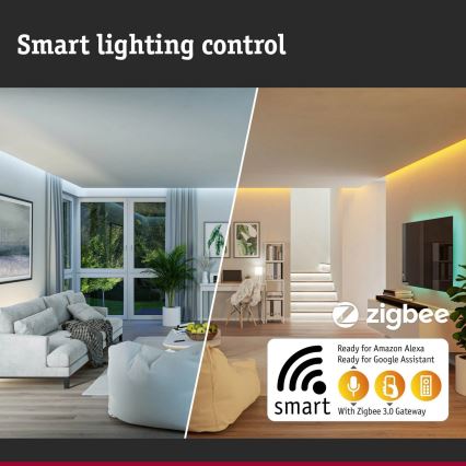 Paulmann 94515 - LED/8,5W IP44 Dæmpbart husnummerskilt med bevægelses- og skumringssensor PADEA 230V antracit