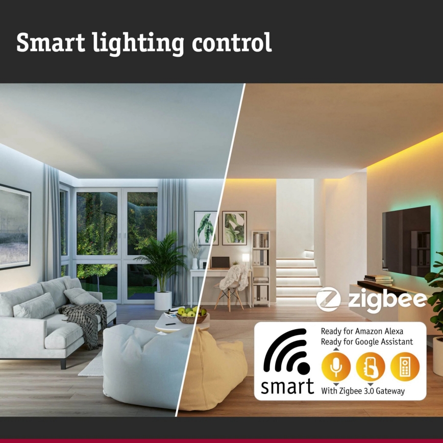 Paulmann 94515 - LED/8,5W IP44 Dæmpbart husnummerskilt med bevægelses- og skumringssensor PADEA 230V antracit