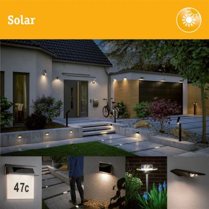 Paulmann 94578 - LED/0,1W IP67 Soldrevet indbygningslampe DOMENIC 1,2V 1500 mAh