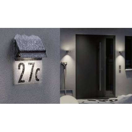 Paulmann 94694 - LED/0,2W IP44 Soldrevet husnummer NEDA 3,7V 1800 mAh