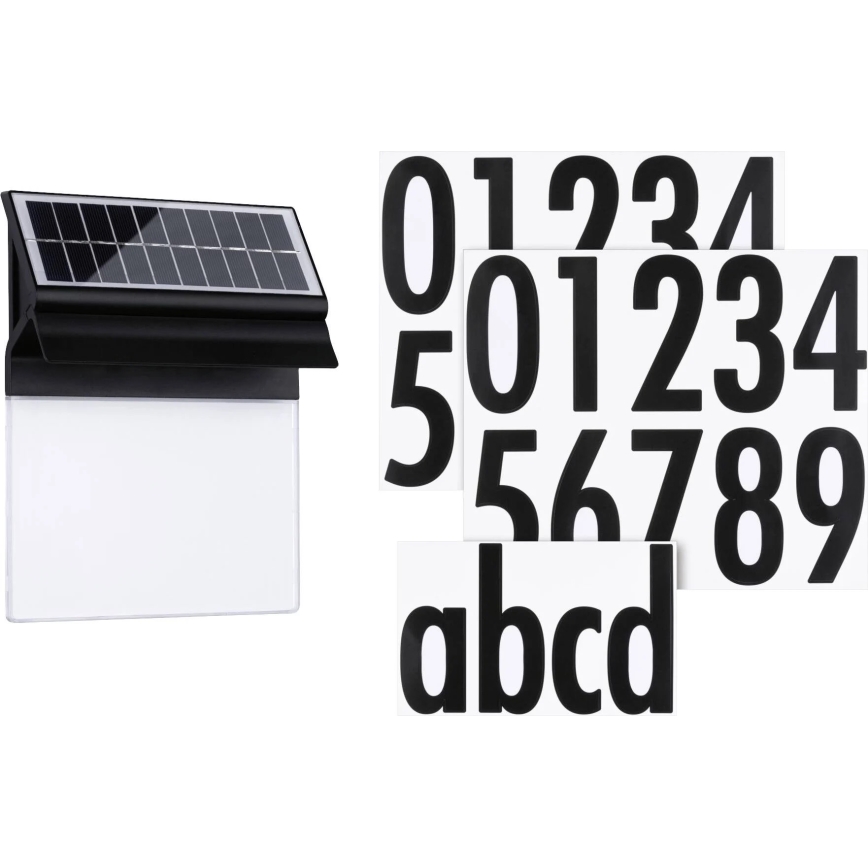 Paulmann 94694 - LED/0,2W IP44 Soldrevet husnummer NEDA 3,7V 1800 mAh