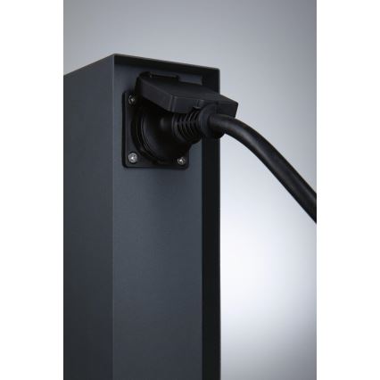 Paulmann 94700 - Udvendig stikkontaktsøjle RIO 2Z SCHUKO 230V IP44