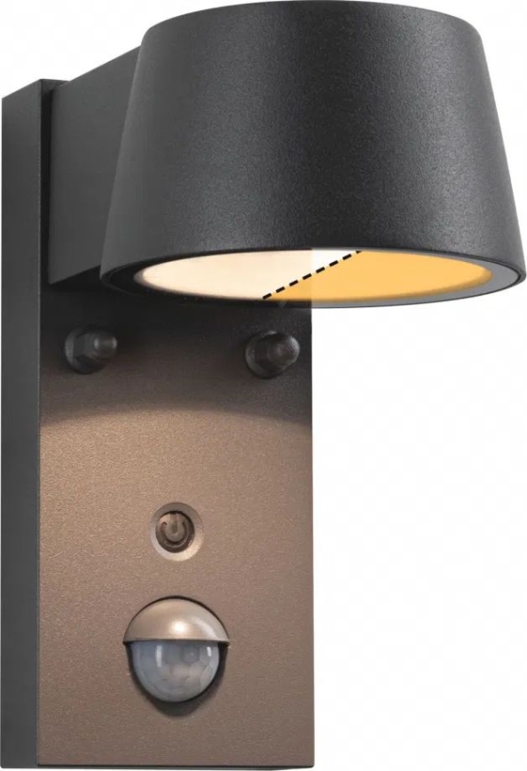 Paulmann 94714 - LED/6W IP44 Udendørs væglampe med sensor CAPERA 230V 2200/3000K