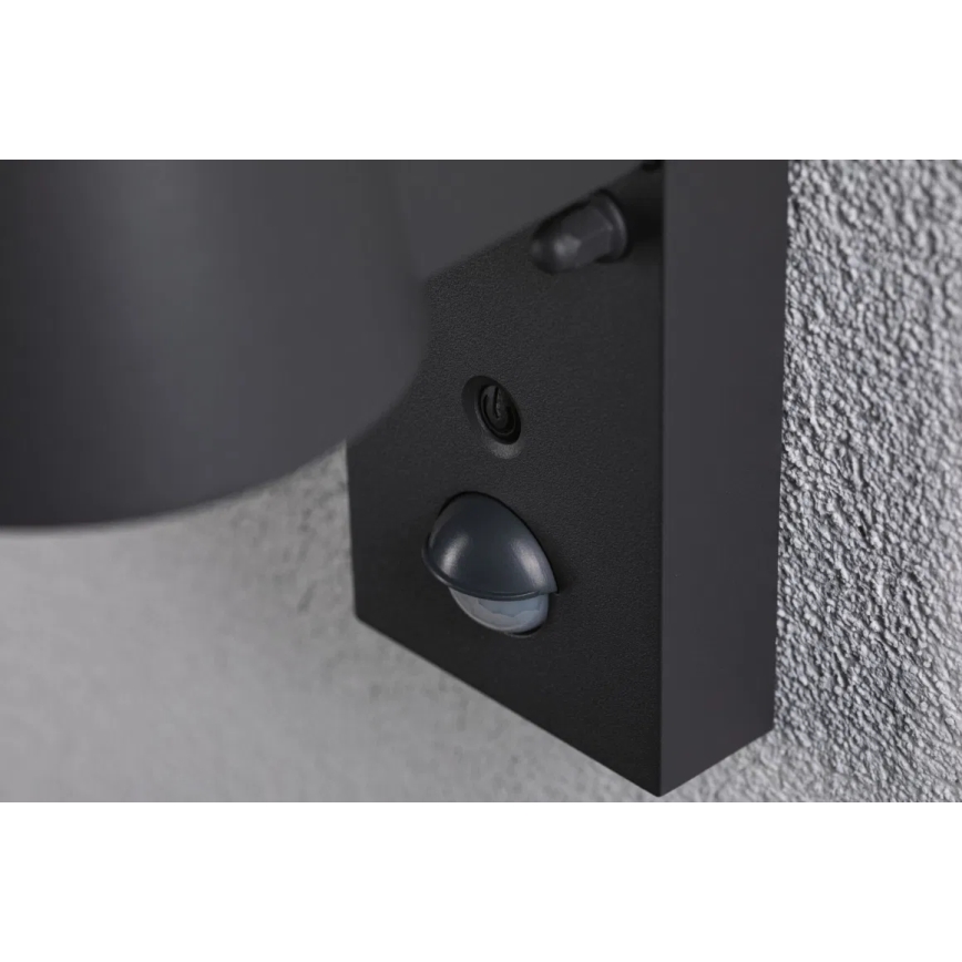 Paulmann 94714 - LED/6W IP44 Udendørs væglampe med sensor CAPERA 230V 2200/3000K