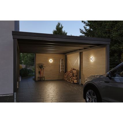 Paulmann 94955 - LED/20,5W IP65 Dæmpbar udendørs vægarmatur AUREVA 230V 2200/3000/4000K antracit